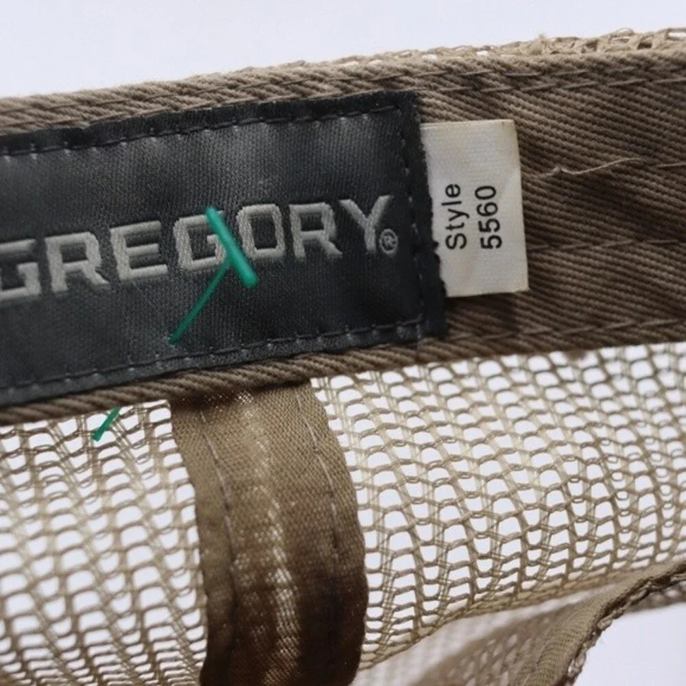 Gregory Vintage Adjustable Hat With Landscape Embroidered Details Sun Floral